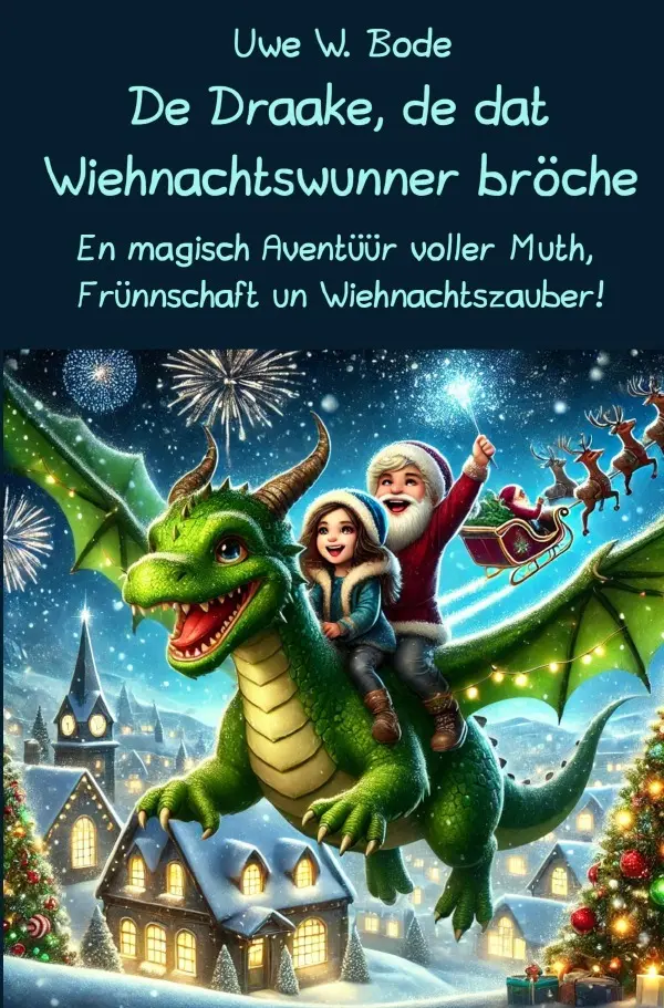 Cover: 9783818710194 | De Draake, de dat Wiehnachtswunner bröche | Uwe W. Bode | Taschenbuch