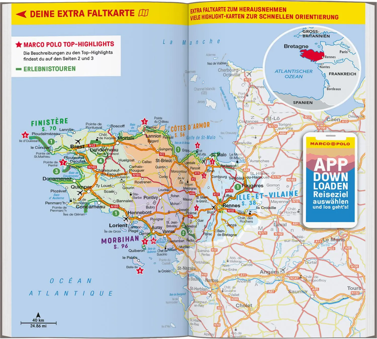 Bild: 9783829770194 | MARCO POLO Reiseführer Bretagne | Stefanie Bisping (u. a.) | Buch