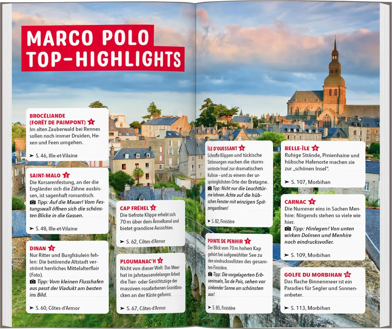Bild: 9783829770194 | MARCO POLO Reiseführer Bretagne | Stefanie Bisping (u. a.) | Buch