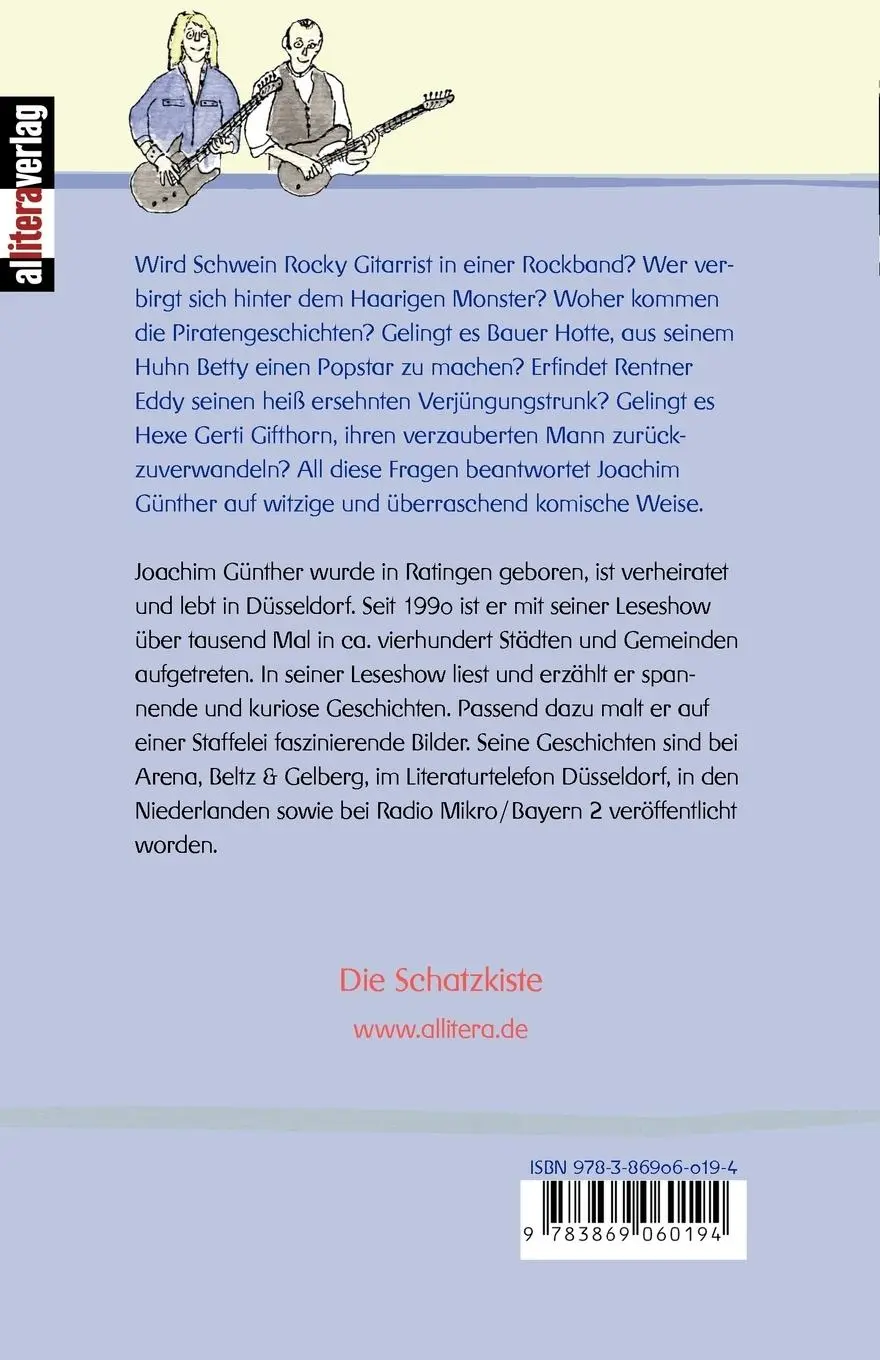 Rückseite: 9783869060194 | Rocky und die Schweine | Ein Rock'n' Roll Märchen | Joachim Günther