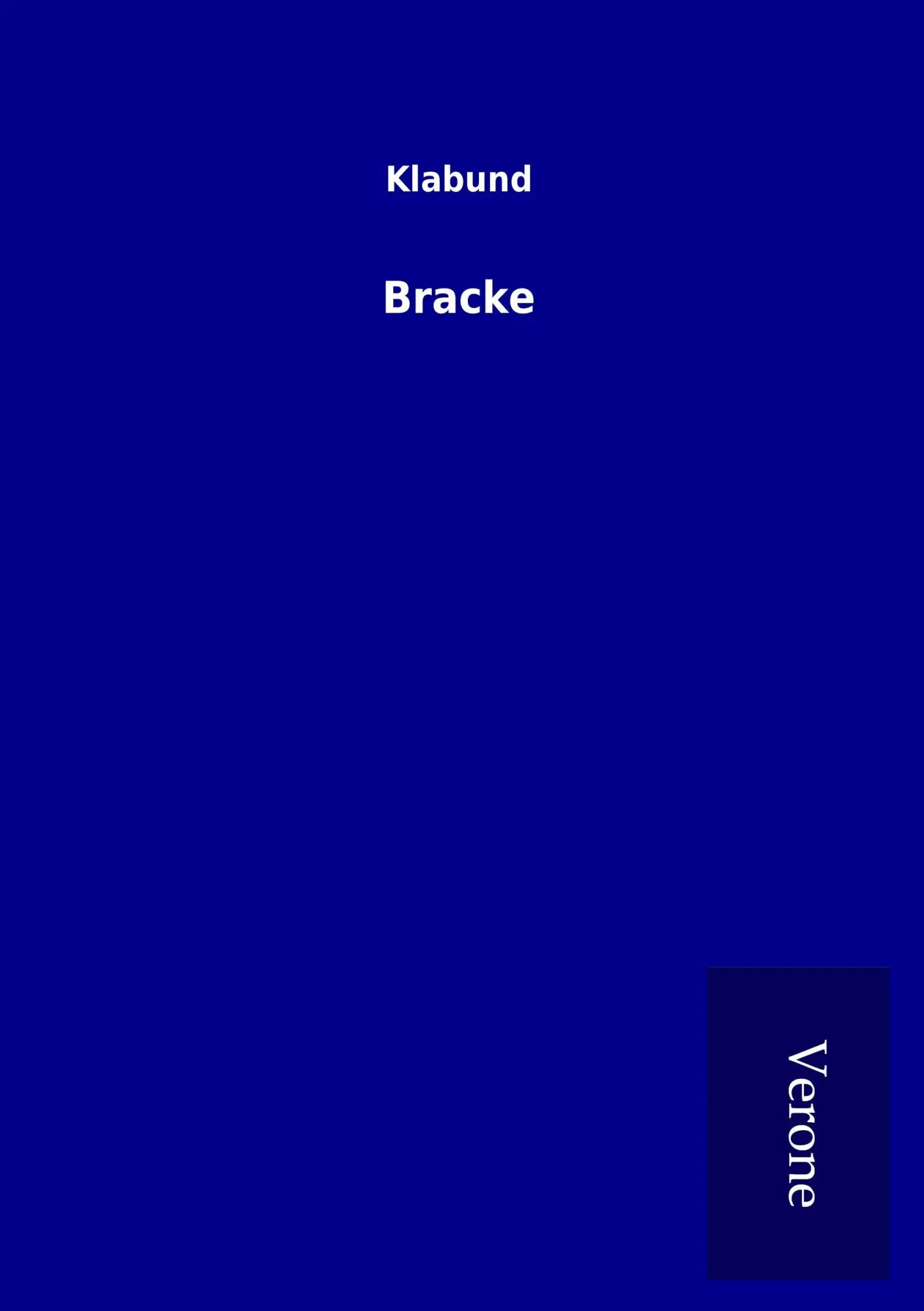 Cover: 9789925030194 | Bracke | Klabund | Taschenbuch | 172 S. | Deutsch | 2016