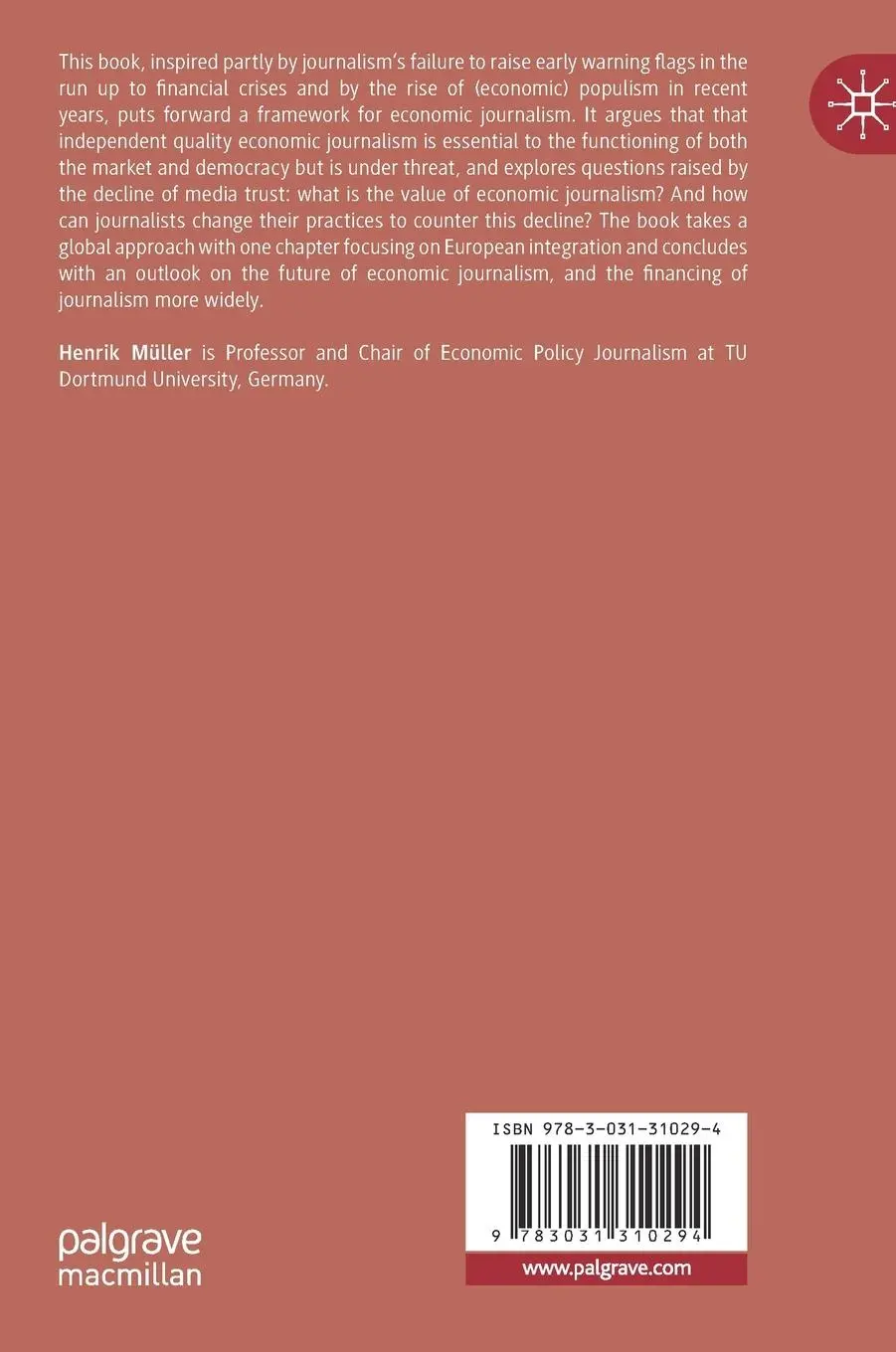 Rückseite: 9783031310294 | Challenging Economic Journalism | Henrik Müller | Buch | xi | Englisch
