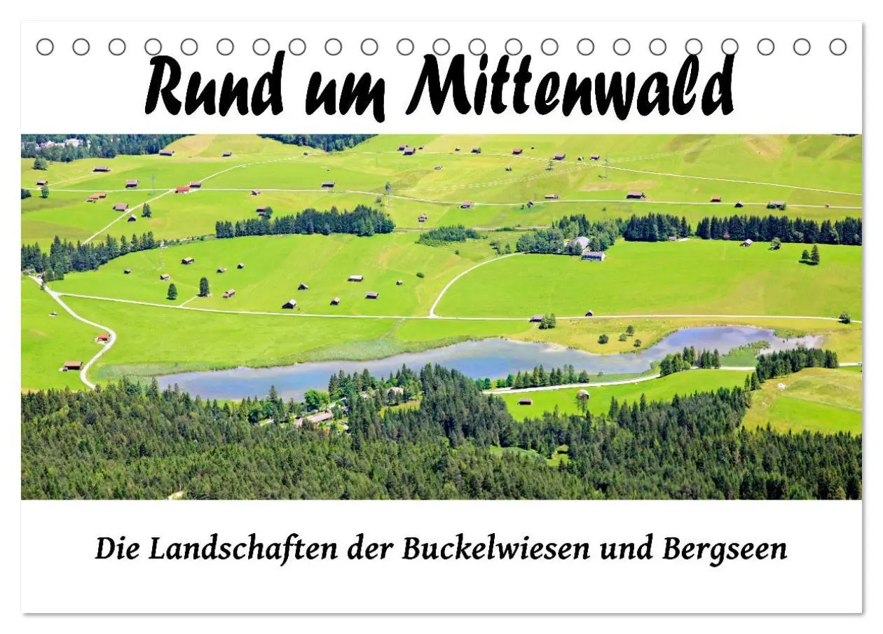 Cover: 9783457420294 | Rund um Mittenwald (Tischkalender 2026 DIN A5 quer), CALVENDO...
