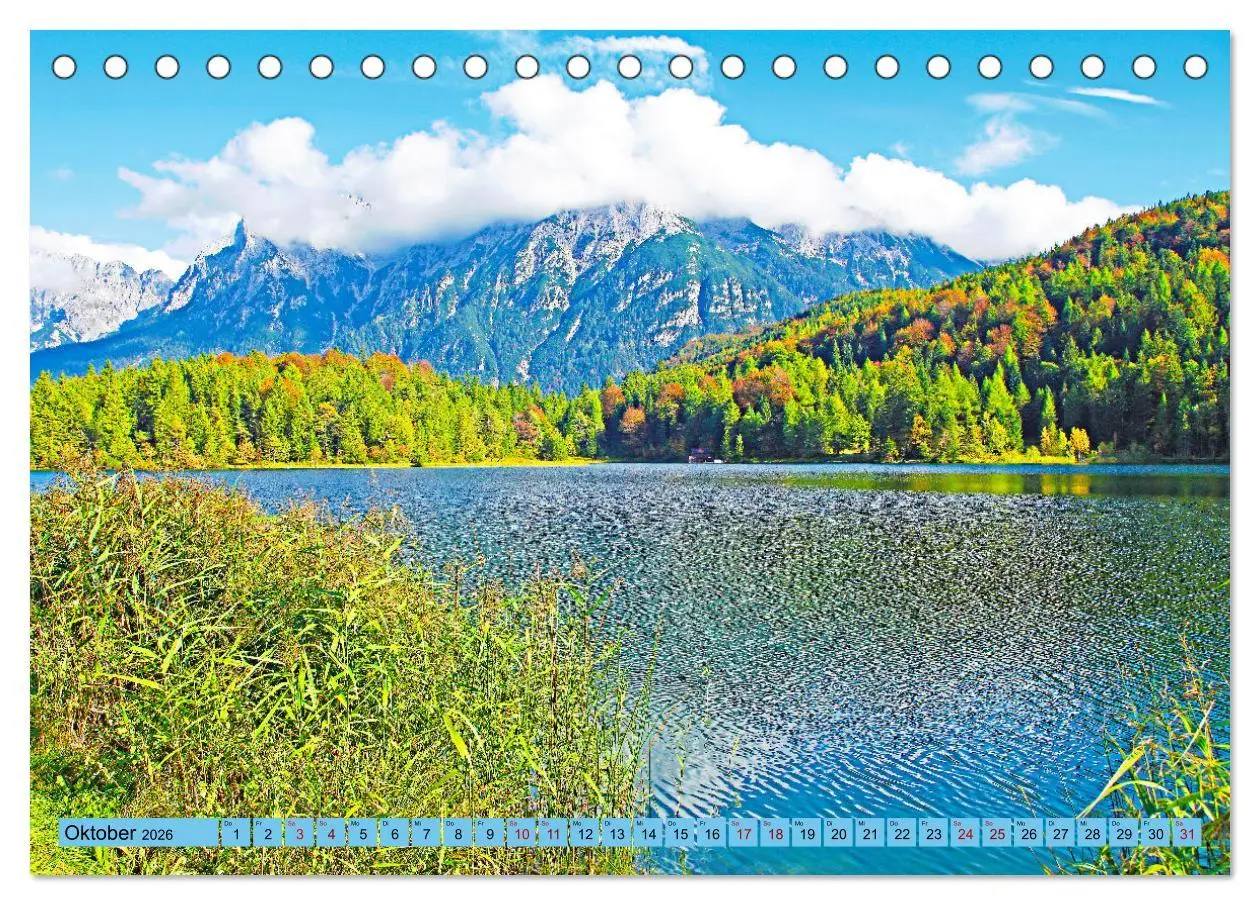 Bild: 9783457420294 | Rund um Mittenwald (Tischkalender 2026 DIN A5 quer), CALVENDO...