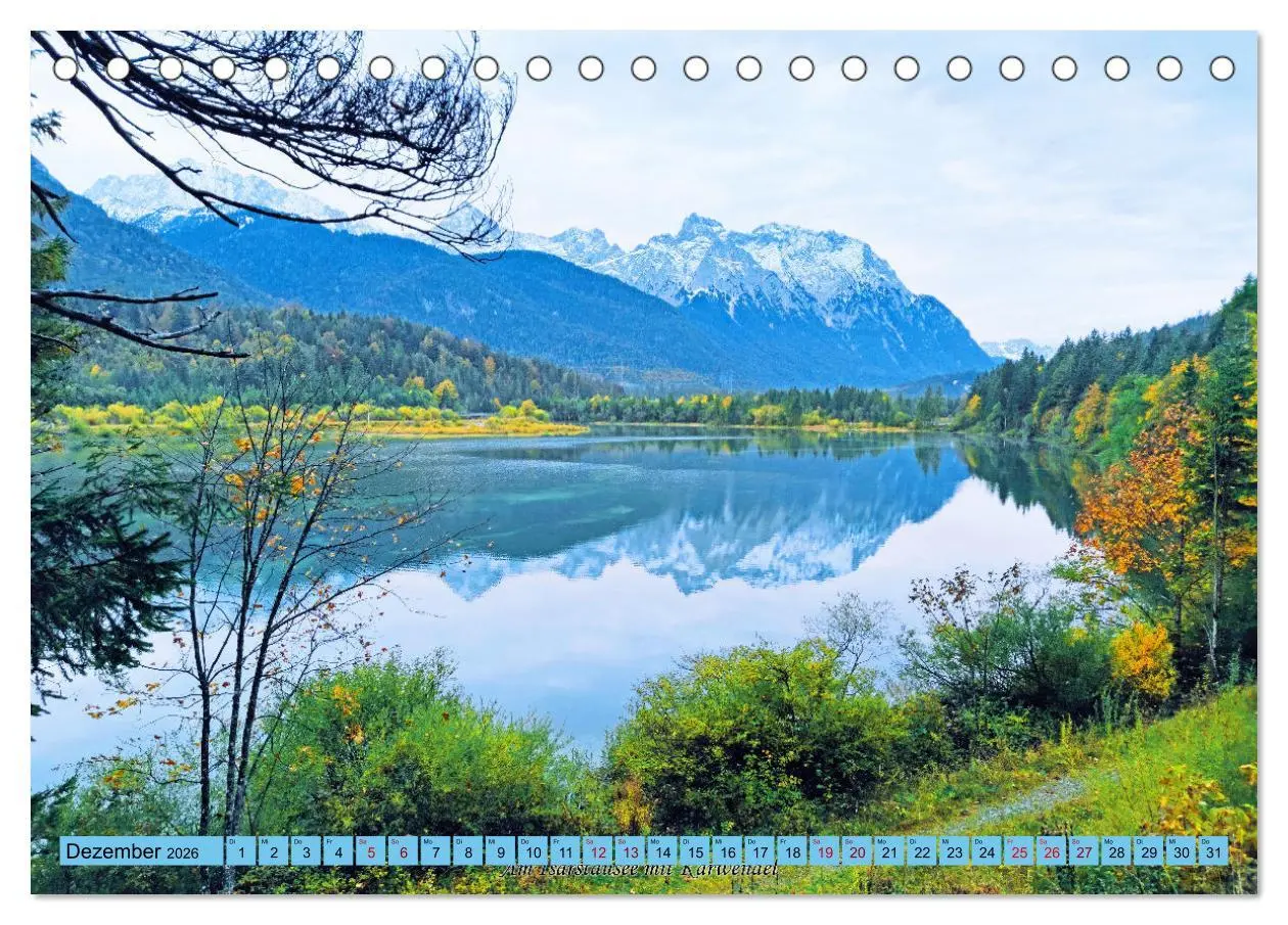 Bild: 9783457420294 | Rund um Mittenwald (Tischkalender 2026 DIN A5 quer), CALVENDO...