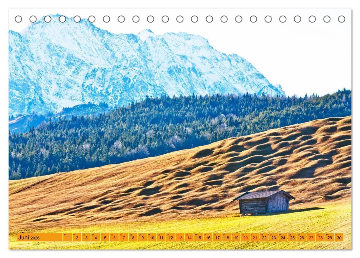 Bild: 9783457420294 | Rund um Mittenwald (Tischkalender 2026 DIN A5 quer), CALVENDO...