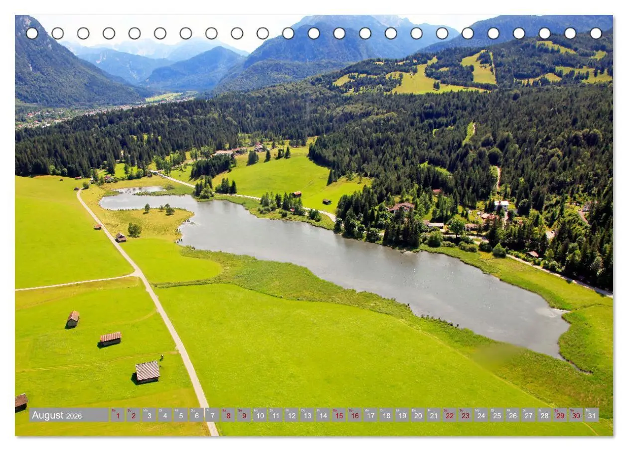 Bild: 9783457420294 | Rund um Mittenwald (Tischkalender 2026 DIN A5 quer), CALVENDO...
