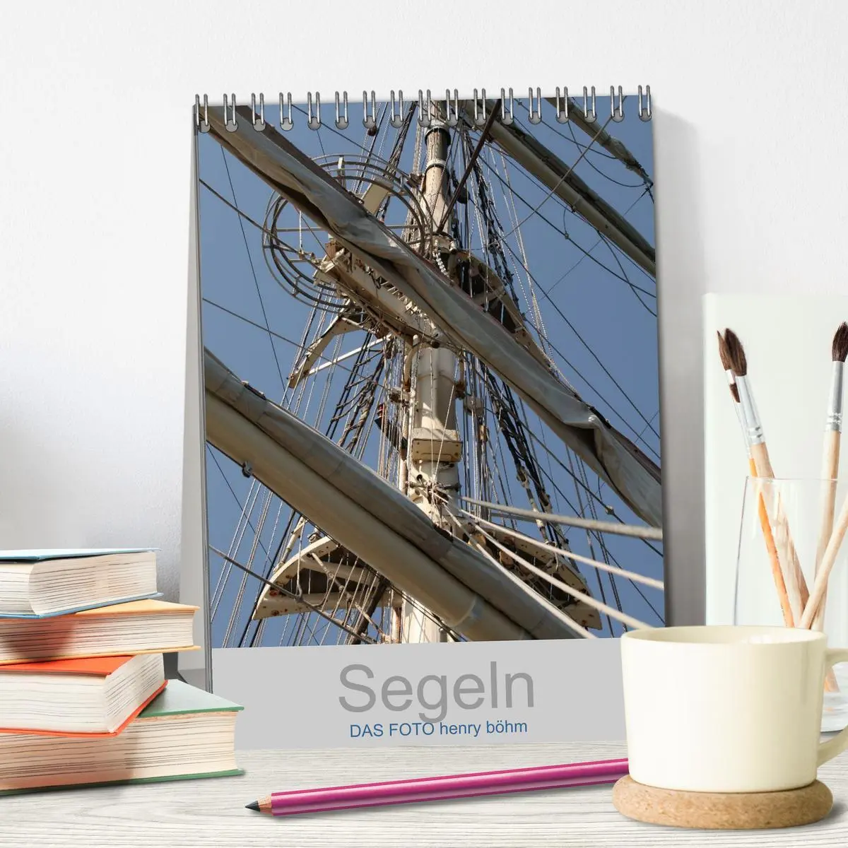 Bild: 9783516440294 | Segeln (Tischkalender 2026 DIN A5 hoch), CALVENDO Monatskalender