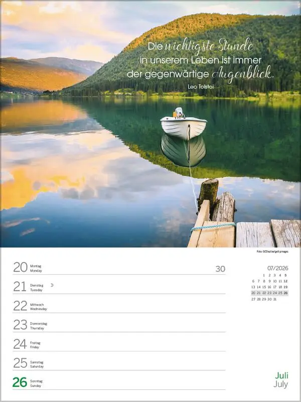 Bild: 9783731890294 | Glücksmomente 2026 | Verlag Korsch | Kalender | 54 S. | Deutsch | 2026
