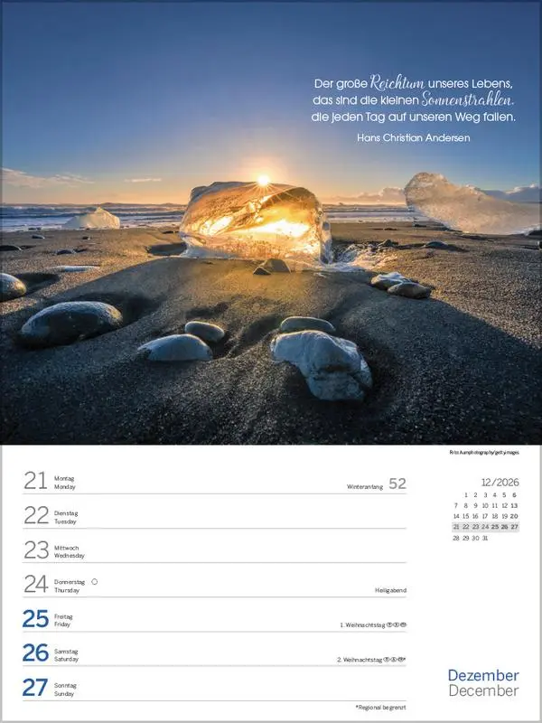 Bild: 9783731890294 | Glücksmomente 2026 | Verlag Korsch | Kalender | 54 S. | Deutsch | 2026