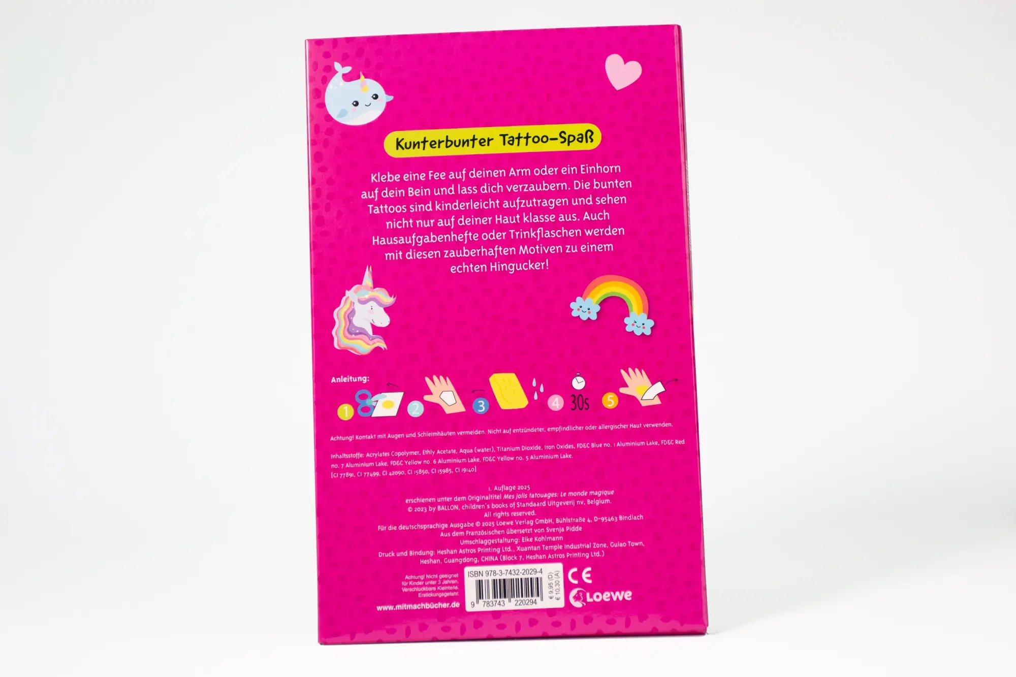 Bild: 9783743220294 | Meine schönsten Kindertattoos - Einfach magisch! | Svenja Pidde | Buch
