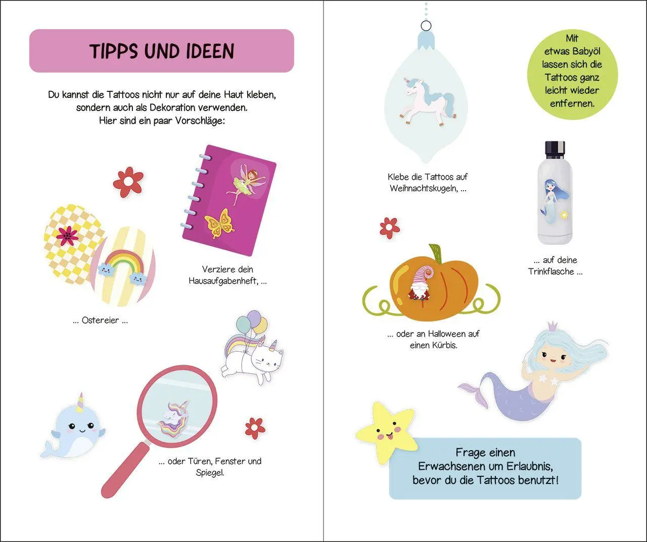 Bild: 9783743220294 | Meine schönsten Kindertattoos - Einfach magisch! | Svenja Pidde | Buch