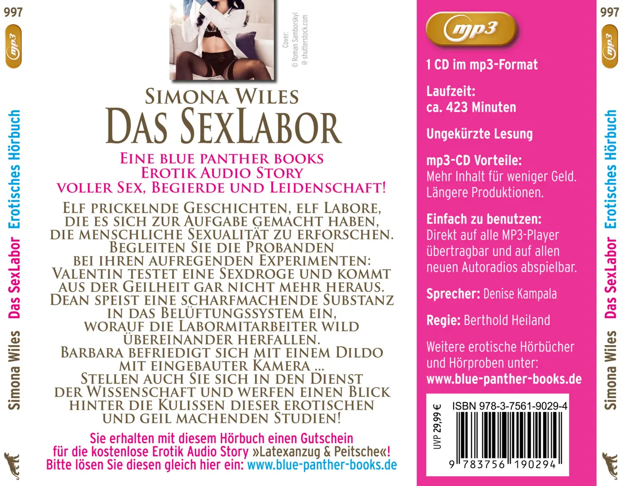Bild: 9783756190294 | Das SexLabor 11 Geile erotische Geschichten Erotik Audio Story...