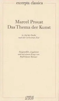 Cover: 9783871620294 | Das Thema der Kunst | In: Auf der Suche nach der verlorenen Zeit