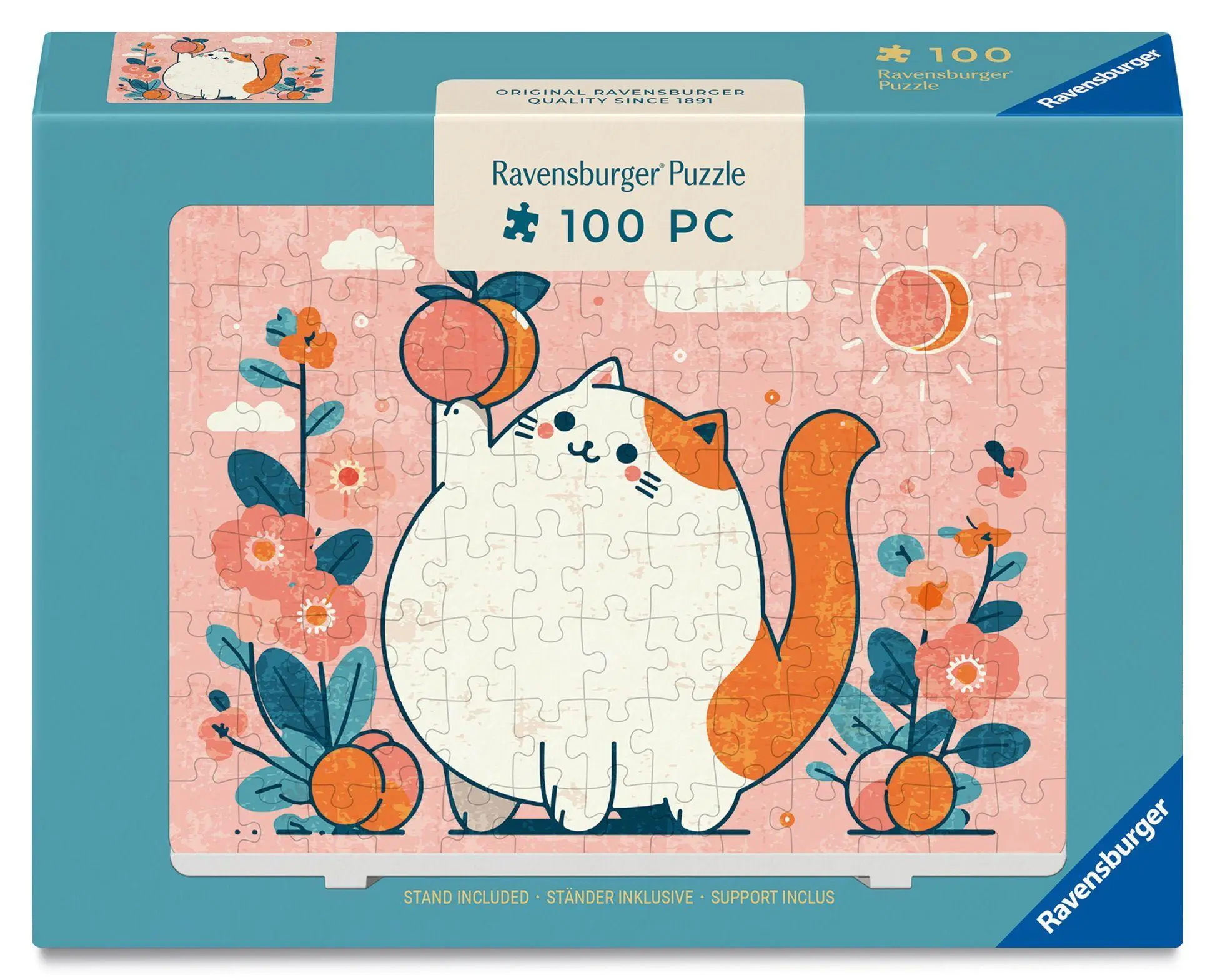 Cover: 4005555020394 | Minipuzzle 100 Teile - Pfirsichträume | Spiel | Mini Puzzles | Deutsch