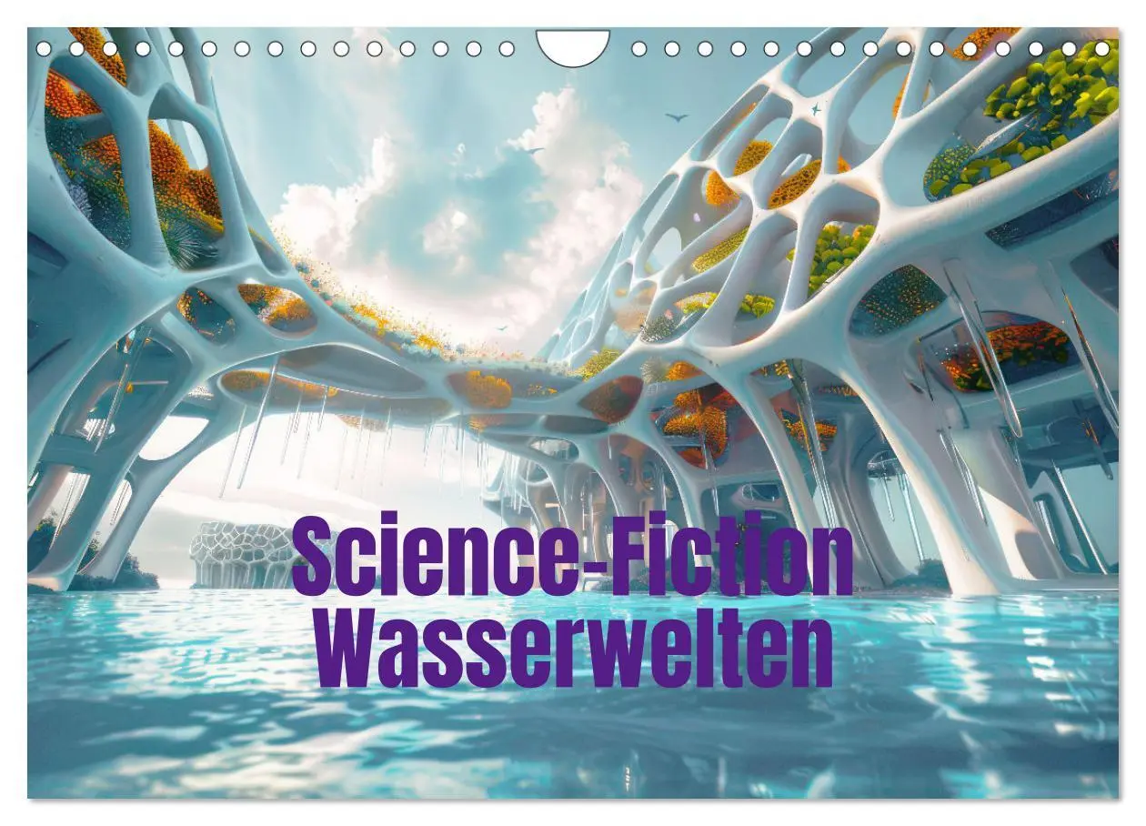 Cover: 9783457340394 | Science-Fiction Wasserwelten (Wandkalender 2026 DIN A4 quer),...