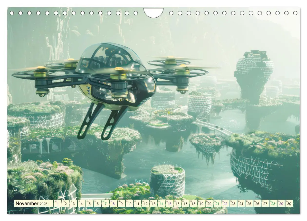 Bild: 9783457340394 | Science-Fiction Wasserwelten (Wandkalender 2026 DIN A4 quer),...