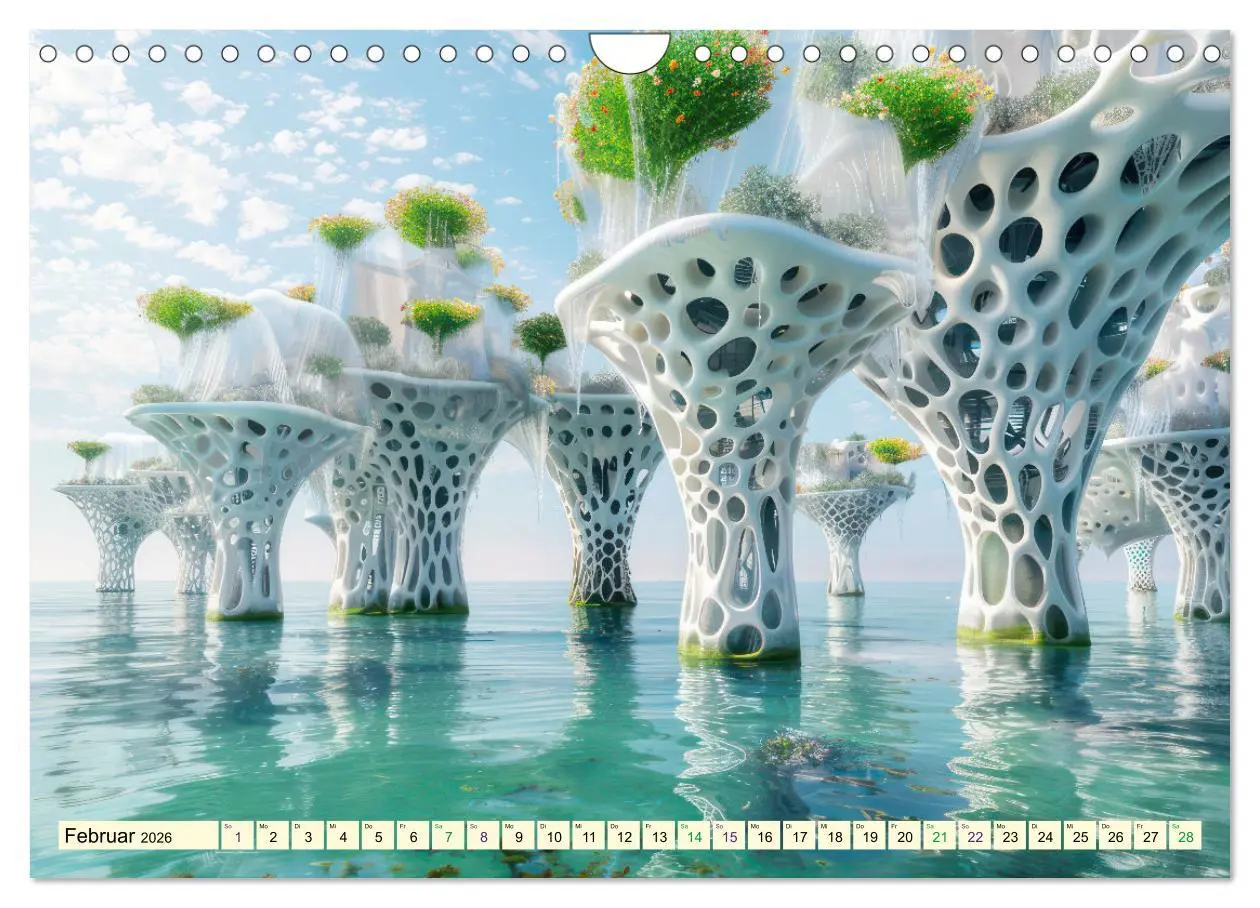 Bild: 9783457340394 | Science-Fiction Wasserwelten (Wandkalender 2026 DIN A4 quer),...