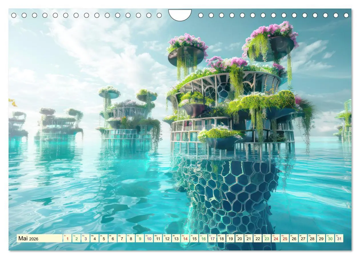 Bild: 9783457340394 | Science-Fiction Wasserwelten (Wandkalender 2026 DIN A4 quer),...