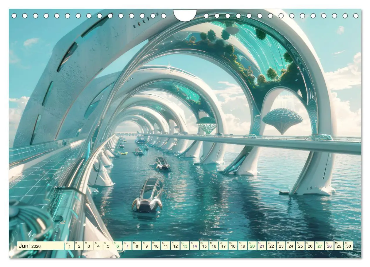 Bild: 9783457340394 | Science-Fiction Wasserwelten (Wandkalender 2026 DIN A4 quer),...