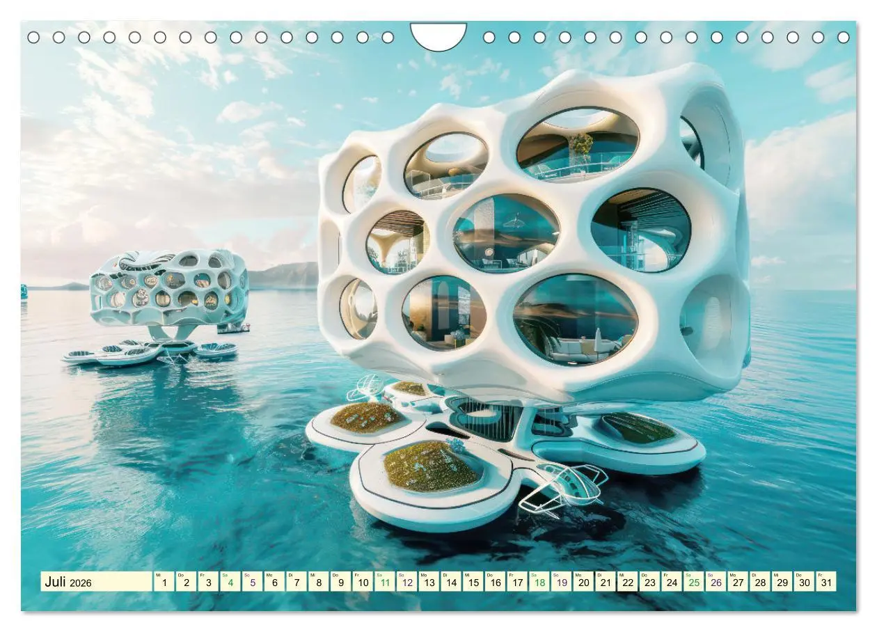 Bild: 9783457340394 | Science-Fiction Wasserwelten (Wandkalender 2026 DIN A4 quer),...