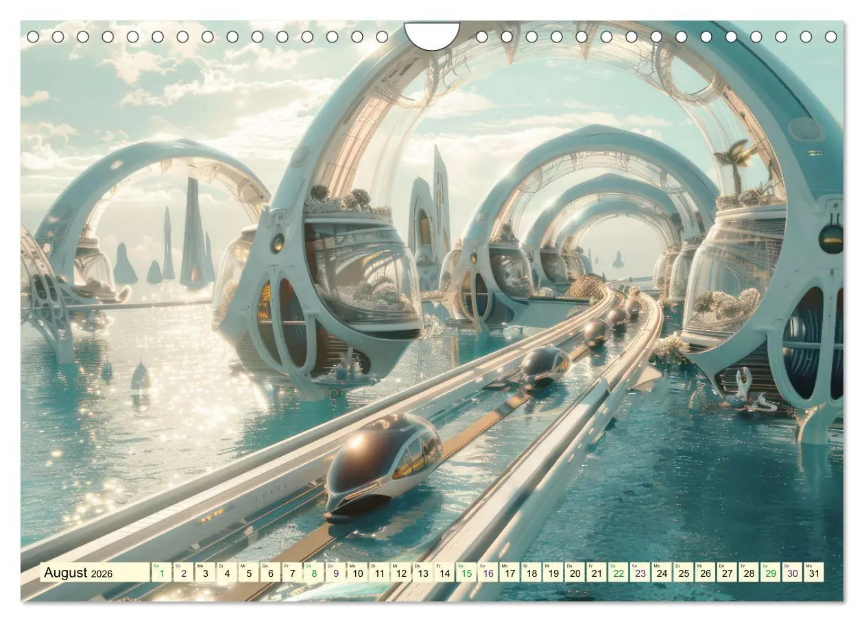 Bild: 9783457340394 | Science-Fiction Wasserwelten (Wandkalender 2026 DIN A4 quer),...