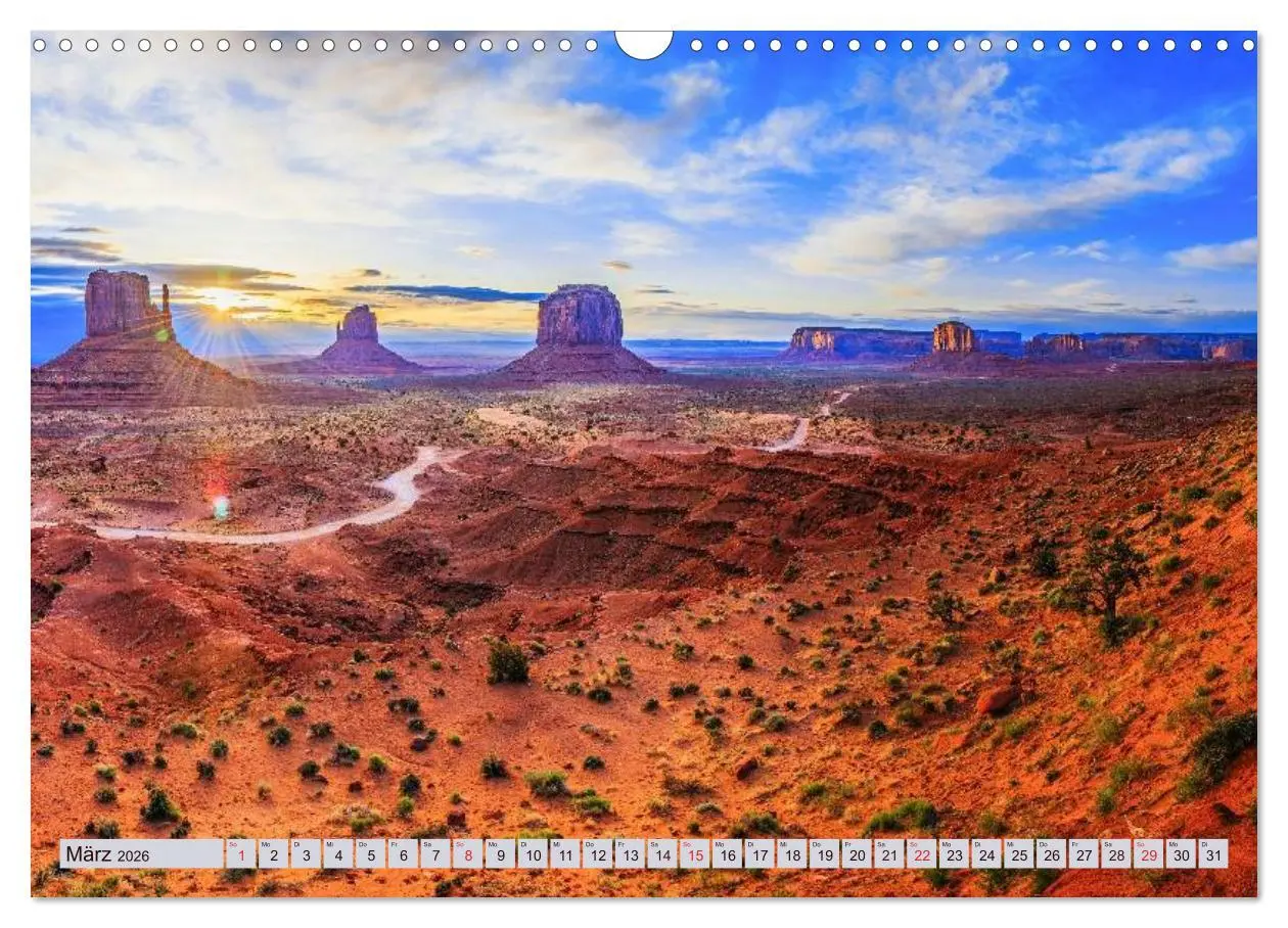 Bild: 9783457960394 | Der Südwesten der USA. Freiheit und Weite (Wandkalender 2026 DIN A3...