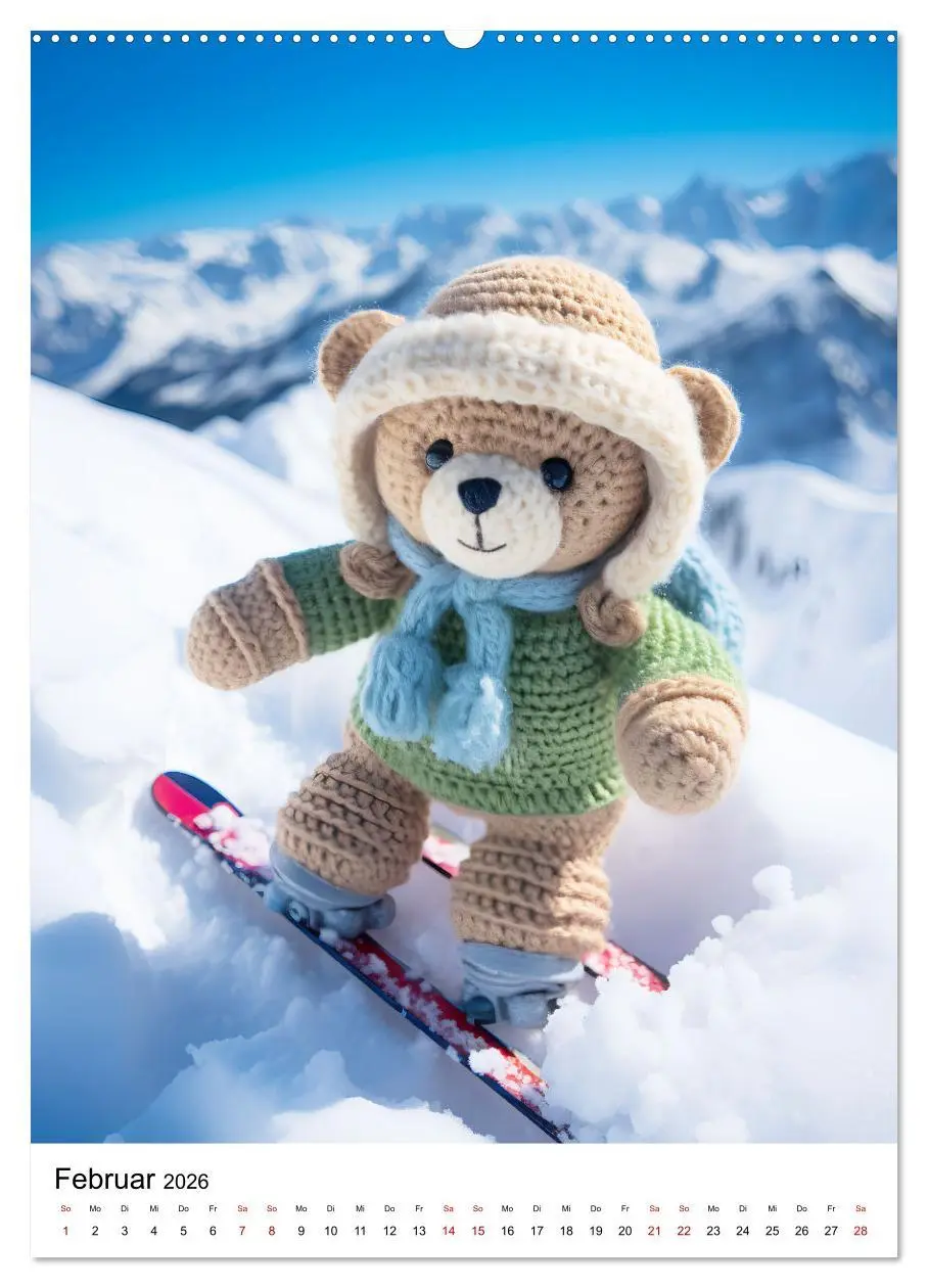 Bild: 9783516290394 | Teddy Abenteur - Ein Jahr mit gehäkelten Freunden (hochwertiger...