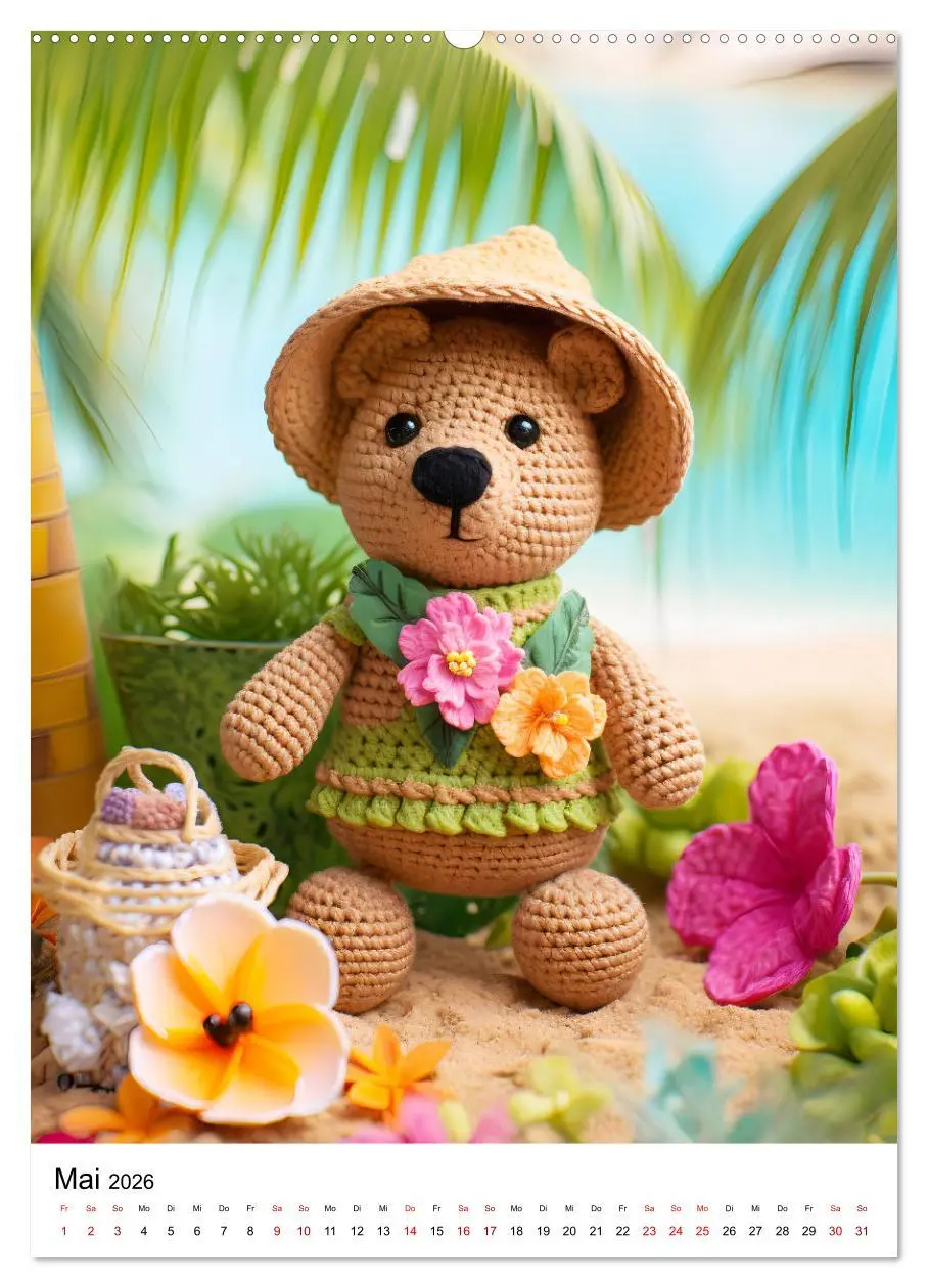 Bild: 9783516290394 | Teddy Abenteur - Ein Jahr mit gehäkelten Freunden (hochwertiger...