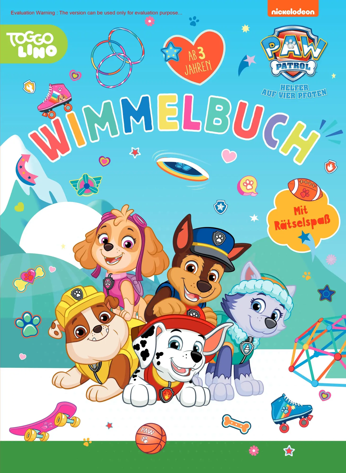Cover: 9783849930394 | PAW Patrol Wimmelbuch | Mit Rätselspaß I Ab 3 Jahren | Buch | 10 S.