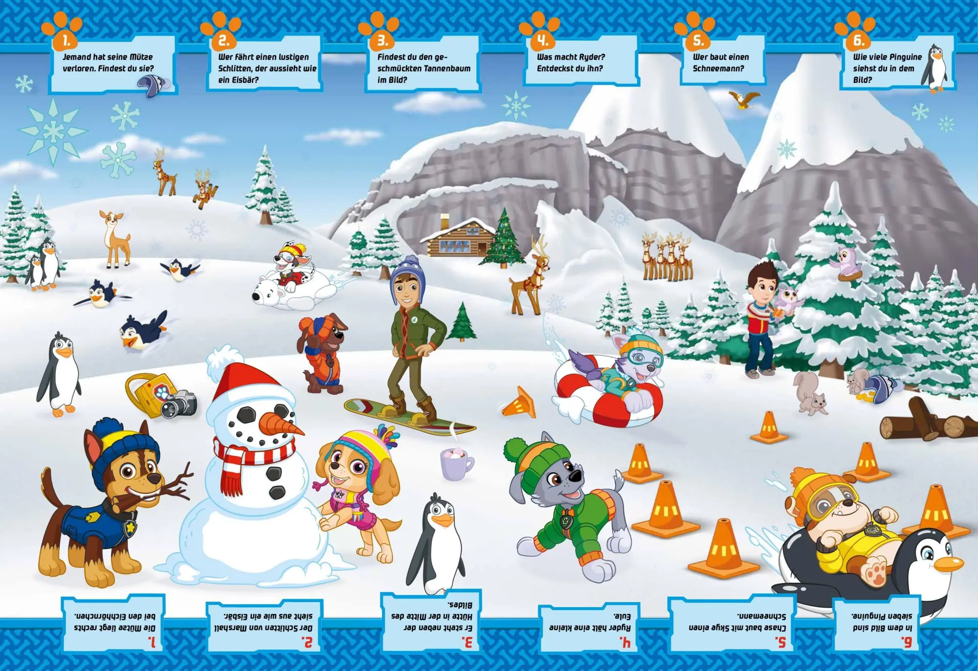 Bild: 9783849930394 | PAW Patrol Wimmelbuch | Mit Rätselspaß I Ab 3 Jahren | Buch | 10 S.