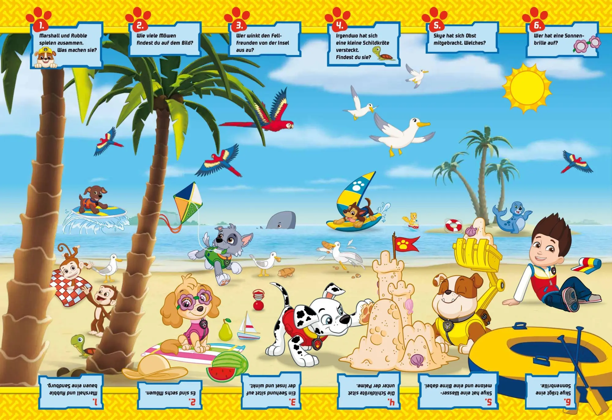 Bild: 9783849930394 | PAW Patrol Wimmelbuch | Mit Rätselspaß I Ab 3 Jahren | Buch | 10 S.