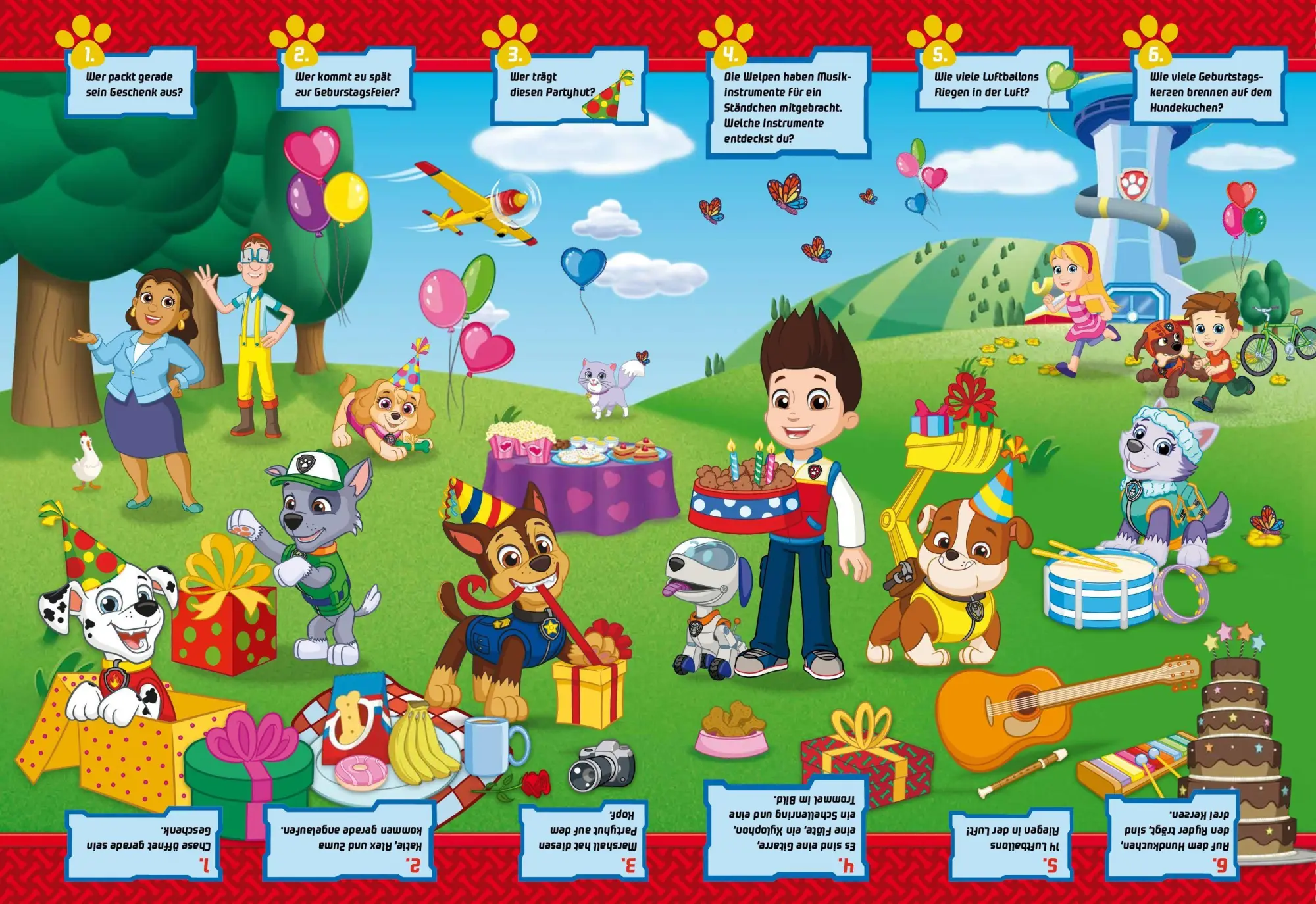 Bild: 9783849930394 | PAW Patrol Wimmelbuch | Mit Rätselspaß I Ab 3 Jahren | Buch | 10 S.