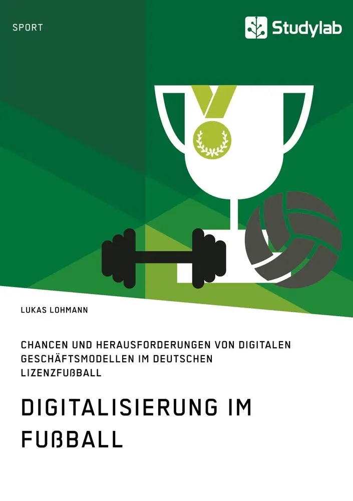 Cover: 9783960950394 | Digitalisierung im Fußball. Chancen und Herausforderungen von...