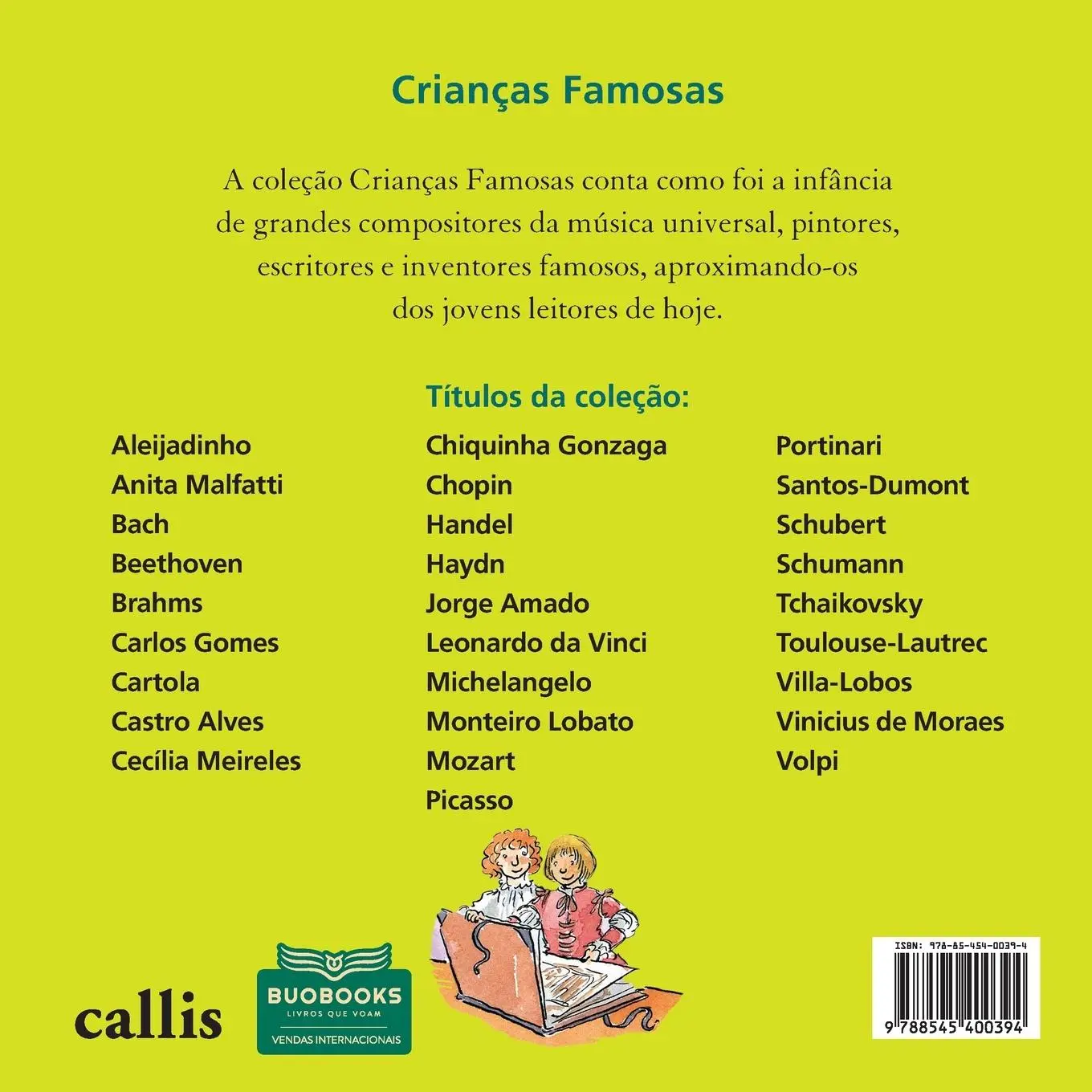 Rückseite: 9788545400394 | MICHELANGELO | Tony Hart | Taschenbuch | Crianças famosas (01) | 1995