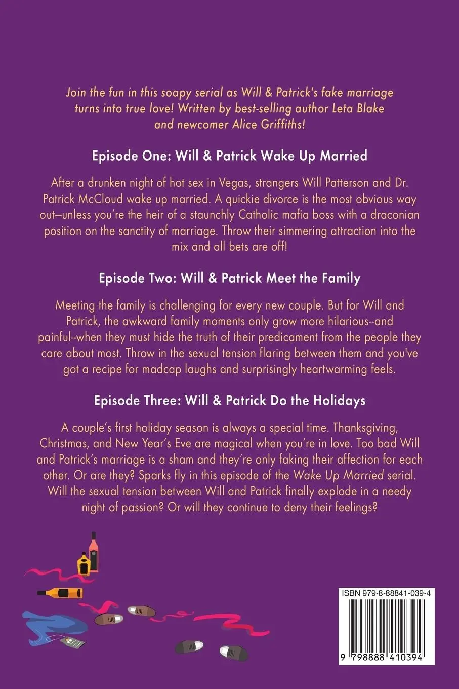 Rückseite: 9798888410394 | Will &amp; Patrick Wake Up Married, Episodes 1-3 | Leta Blake (u. a.)
