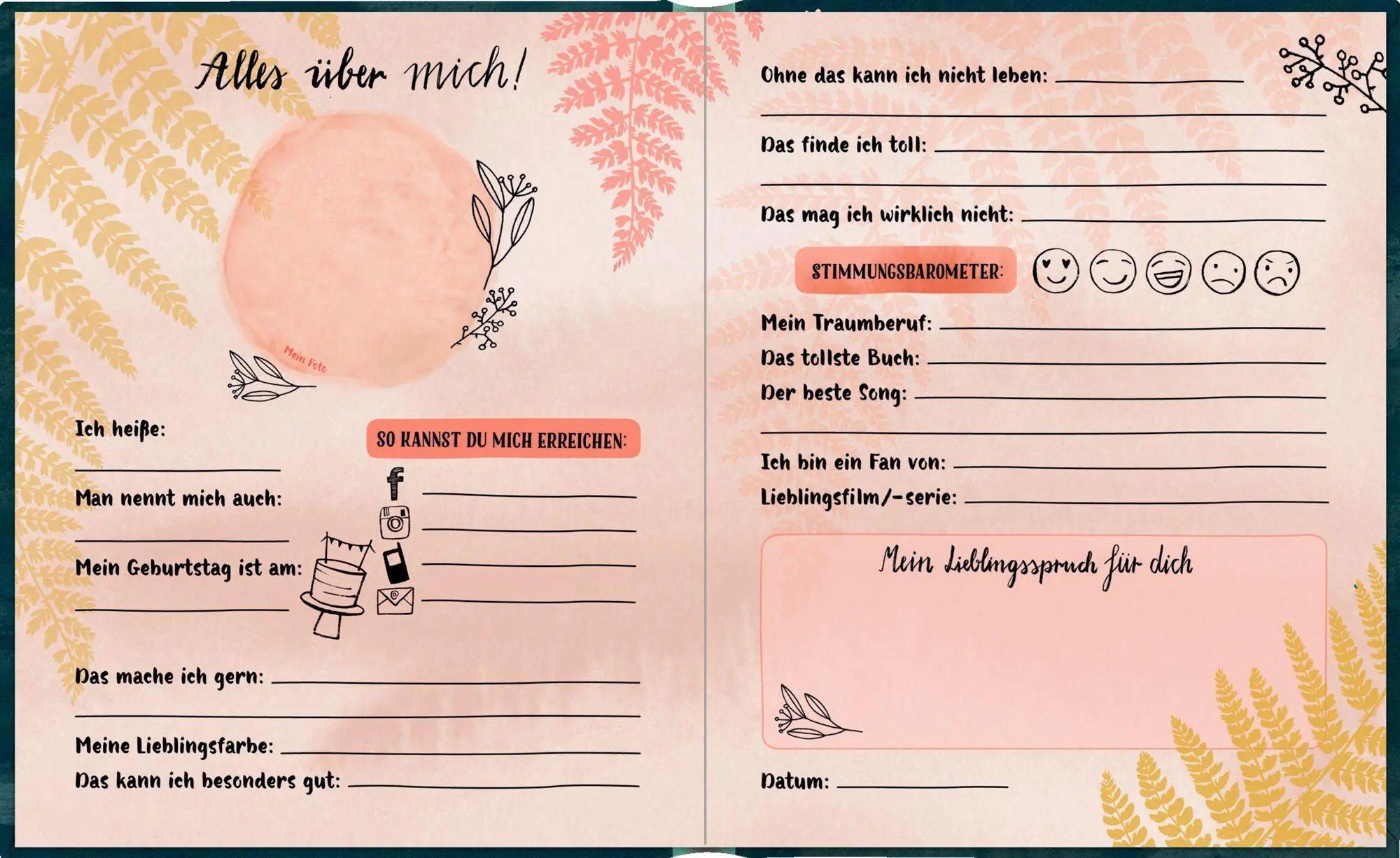 Bild: 4050003720494 | Freundebuch - Handlettering - Life is better with friends | Buch
