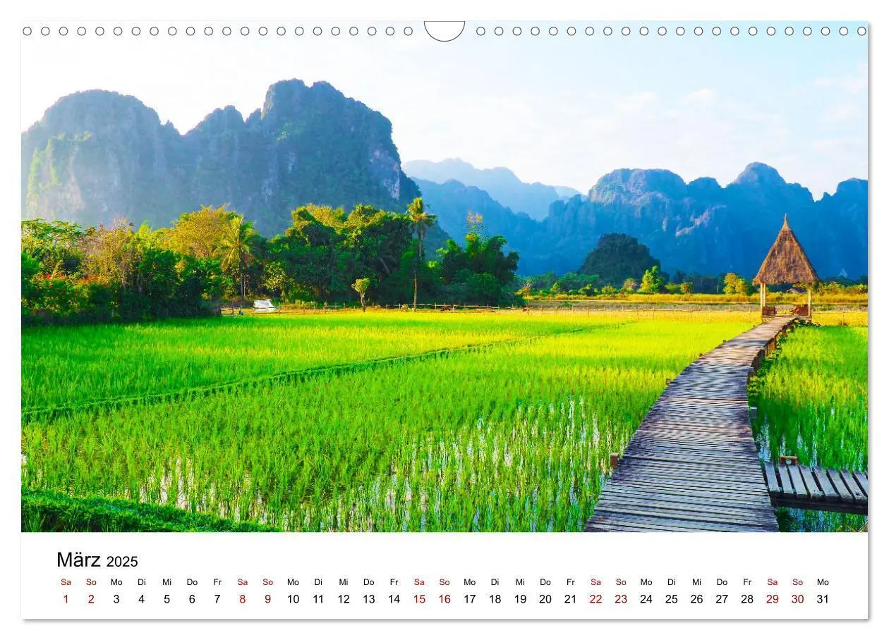 Bild: 9783435000494 | Laos - Abseits der Touristenströme. (Wandkalender 2025 DIN A3...