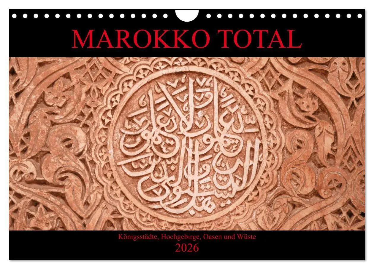Cover: 9783457880494 | Marokko total (Wandkalender 2026 DIN A4 quer), CALVENDO Monatskalender