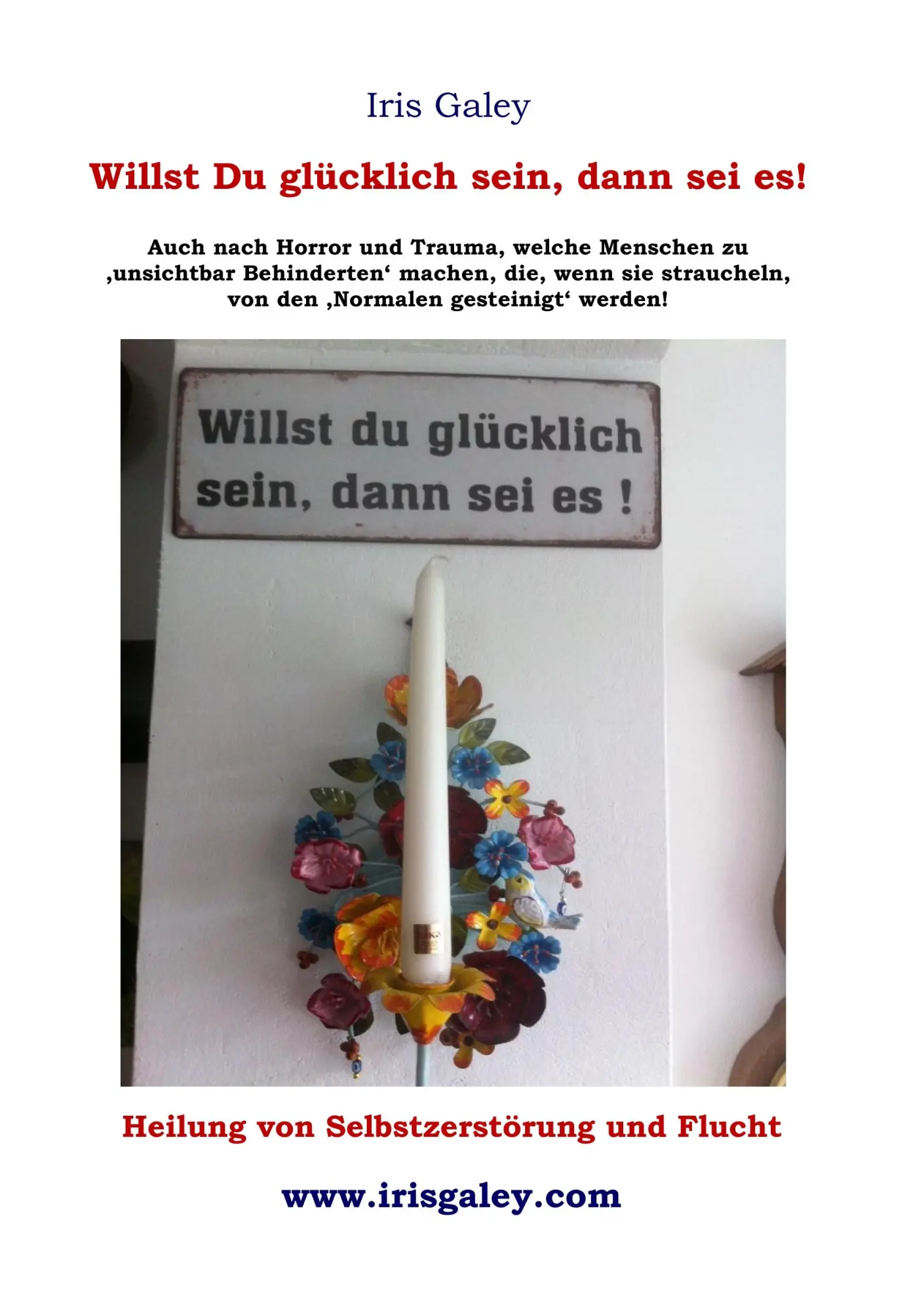 Cover: 9783746030494 | Willst du glücklich sein, dann sei es! | Iris Galey | Taschenbuch