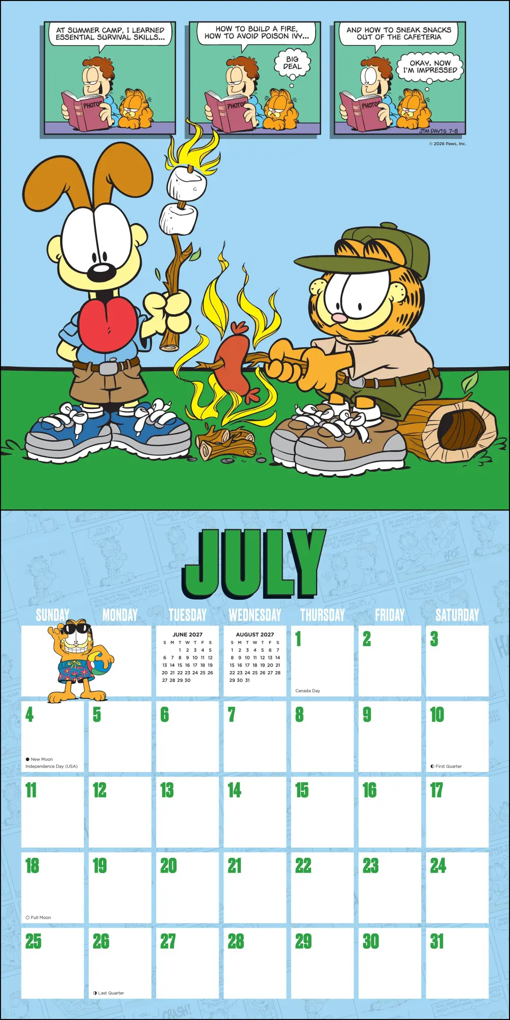 Bild: 9798881610494 | Garfield 2027 - Wandkalender | McMeel Andrews | Kalender | 28 S.