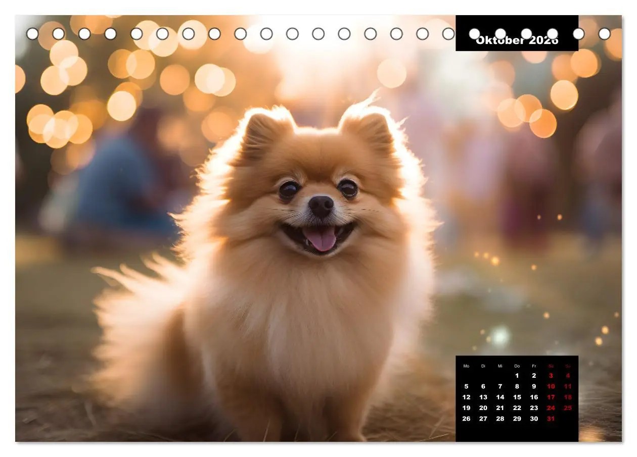 Bild: 9783457490594 | Zwergspitze - kleine Hunde, große Persönlichkeiten (Tischkalender...