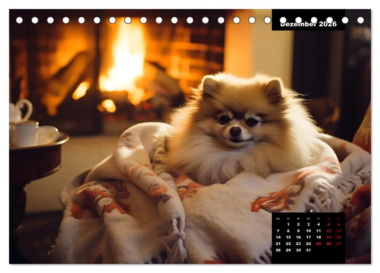 Bild: 9783457490594 | Zwergspitze - kleine Hunde, große Persönlichkeiten (Tischkalender...
