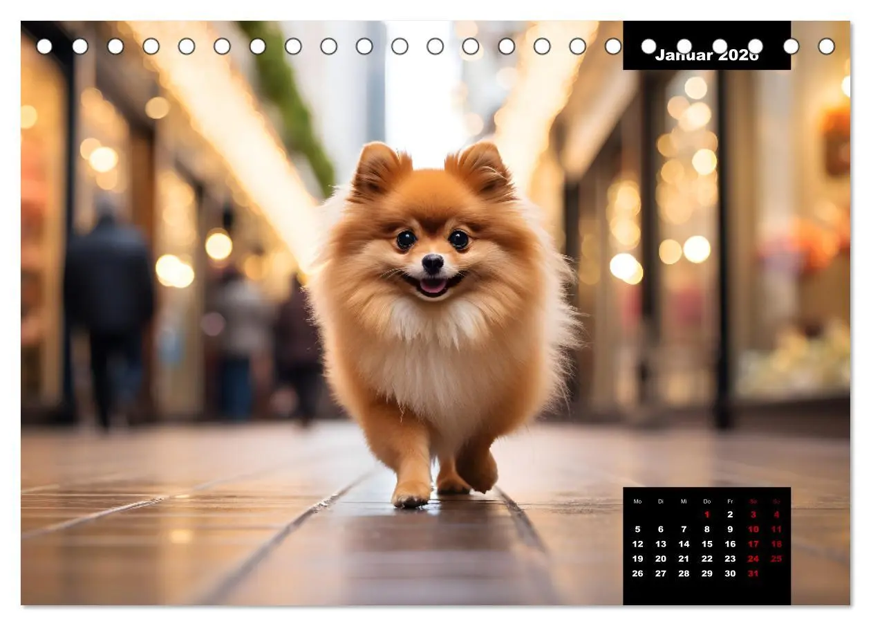Bild: 9783457490594 | Zwergspitze - kleine Hunde, große Persönlichkeiten (Tischkalender...