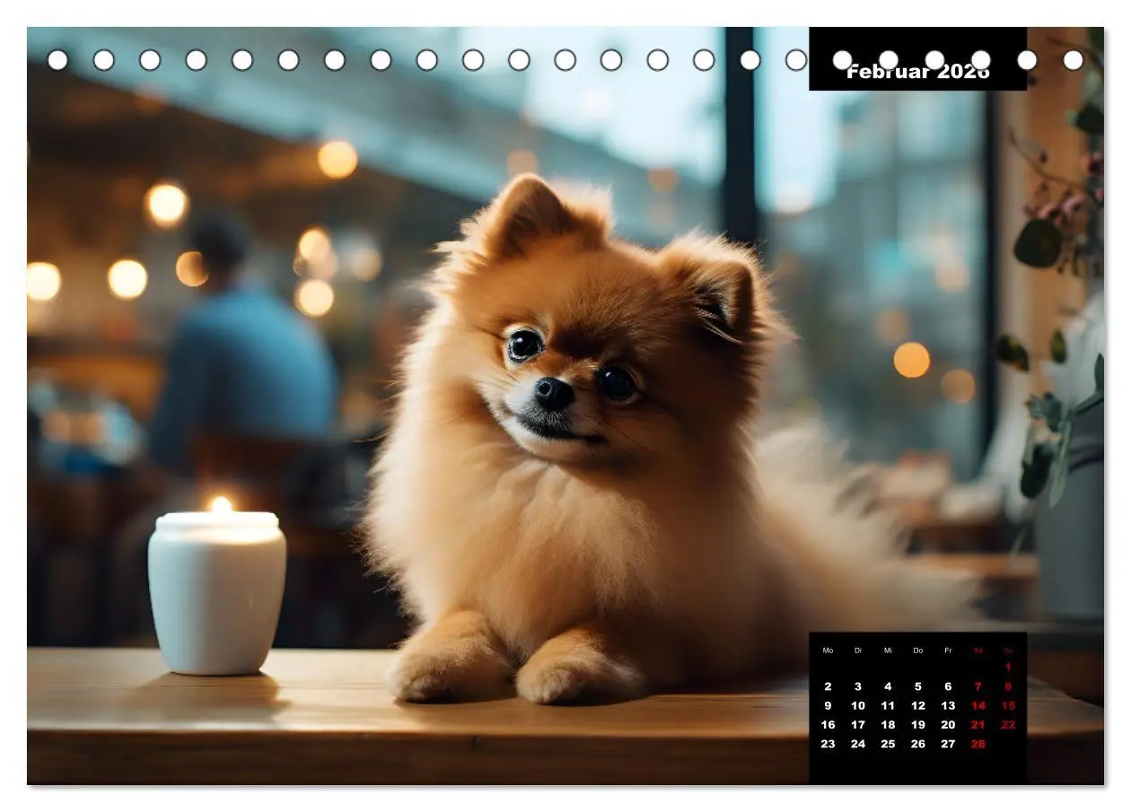 Bild: 9783457490594 | Zwergspitze - kleine Hunde, große Persönlichkeiten (Tischkalender...
