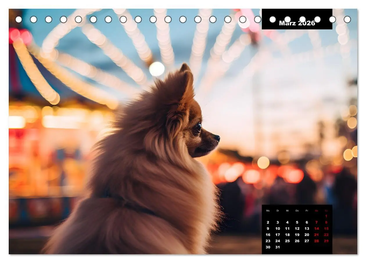 Bild: 9783457490594 | Zwergspitze - kleine Hunde, große Persönlichkeiten (Tischkalender...
