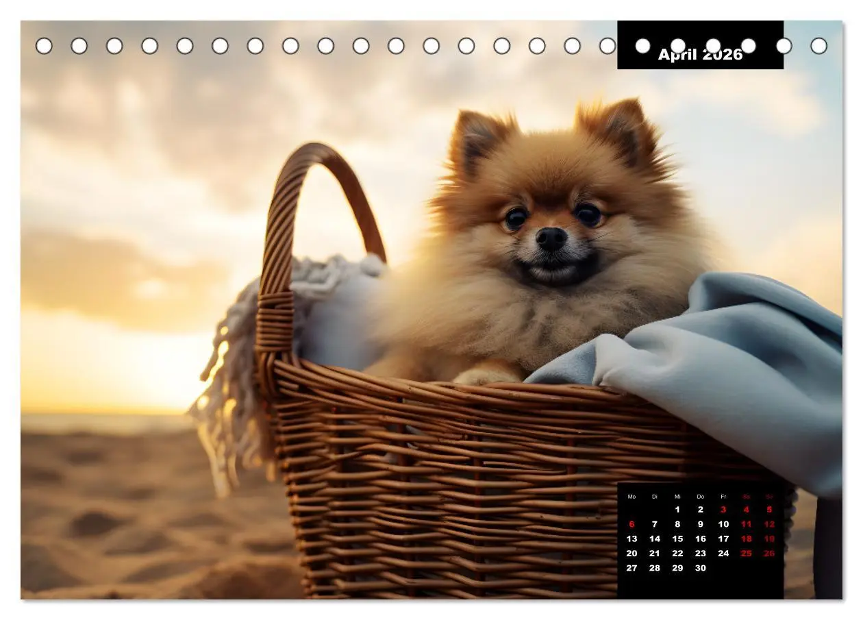 Bild: 9783457490594 | Zwergspitze - kleine Hunde, große Persönlichkeiten (Tischkalender...