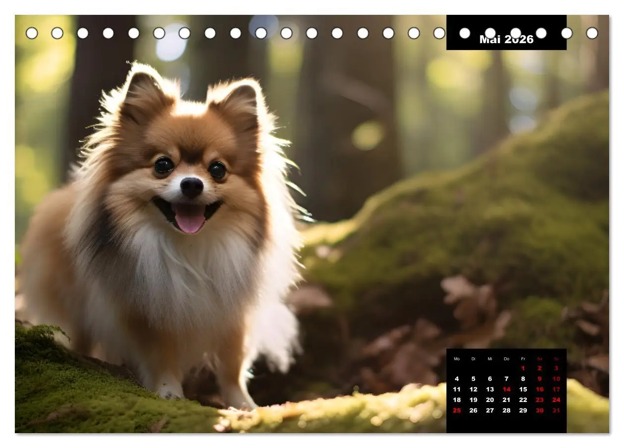 Bild: 9783457490594 | Zwergspitze - kleine Hunde, große Persönlichkeiten (Tischkalender...