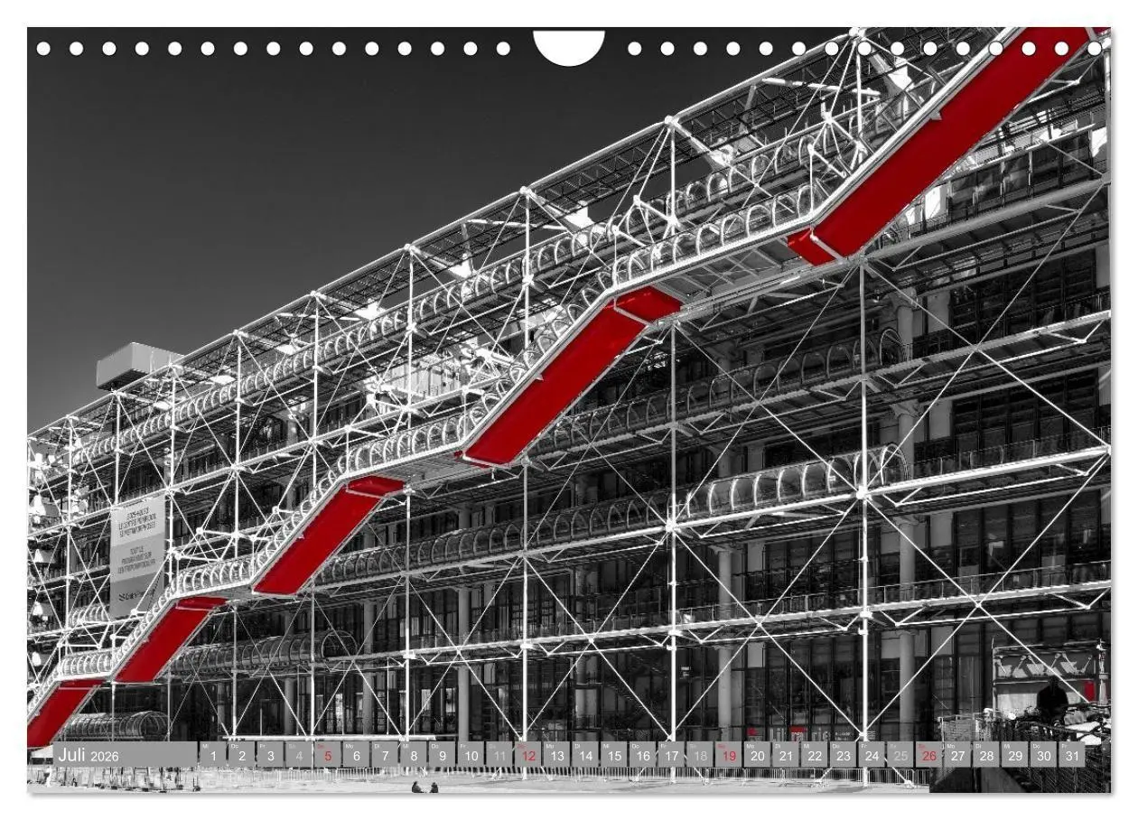 Bild: 9783516100594 | Schwarz - Weiß - Rot (Wandkalender 2026 DIN A4 quer), CALVENDO...