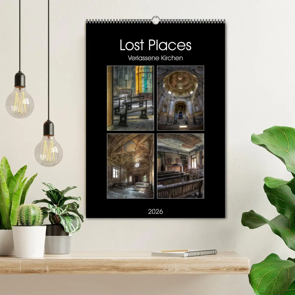 Bild: 9783516410594 | Lost Places - Verlassene Kirchen (Wandkalender 2026 DIN A2 hoch),...